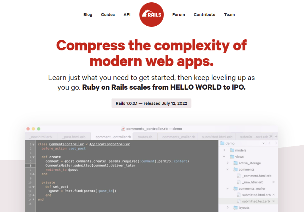 Ruby web and app developer