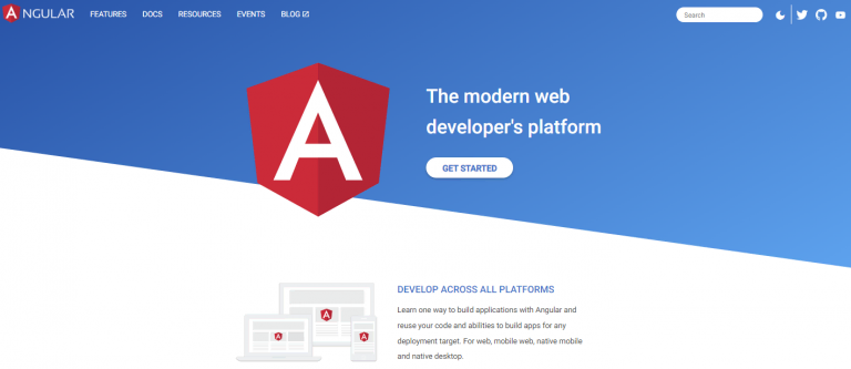 web software development company angular
