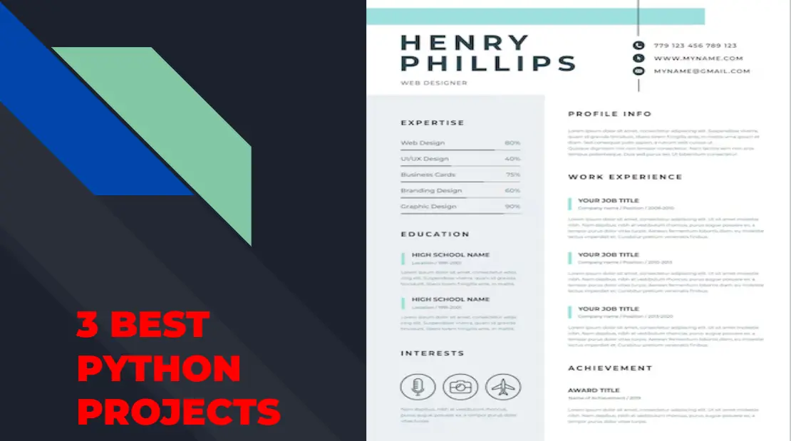 3 Python Projects I’d Put On My Resume 2024