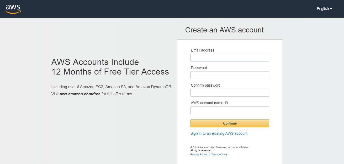 aws console login