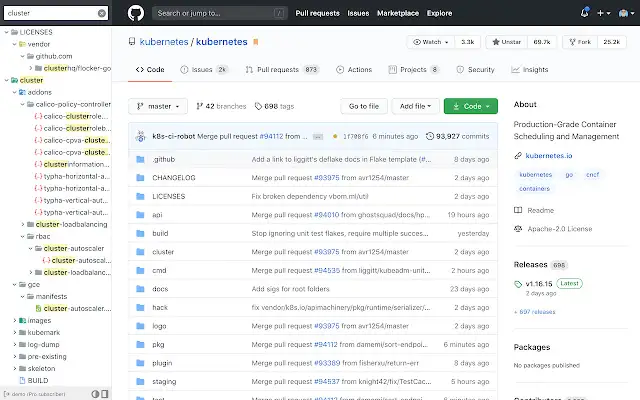 Octotree - A Chrome extension for GitHub code navigation, a valuable tool for developers enhancing their coding experience.